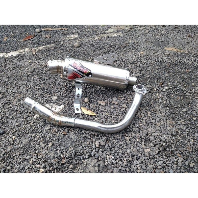 Silencer Knalpot Racing BEST3 (NMAX,VARIO,SCOOPY,BEAT)Silencer only (non emboss)