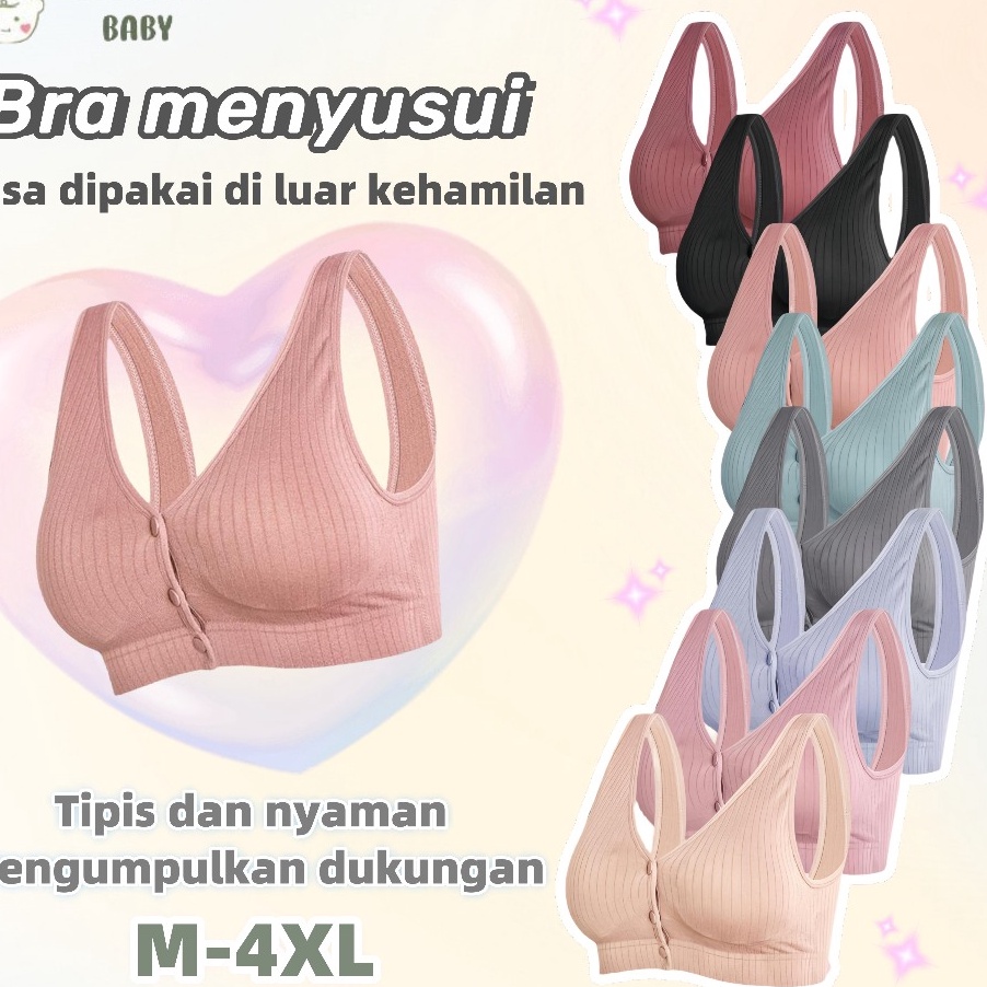Khusus Bra Menyusui Tanpa Kawat Bra Jumbo Push Up Bra Kait Depan Nursing Bra Menyusui Busa Bh Menyus