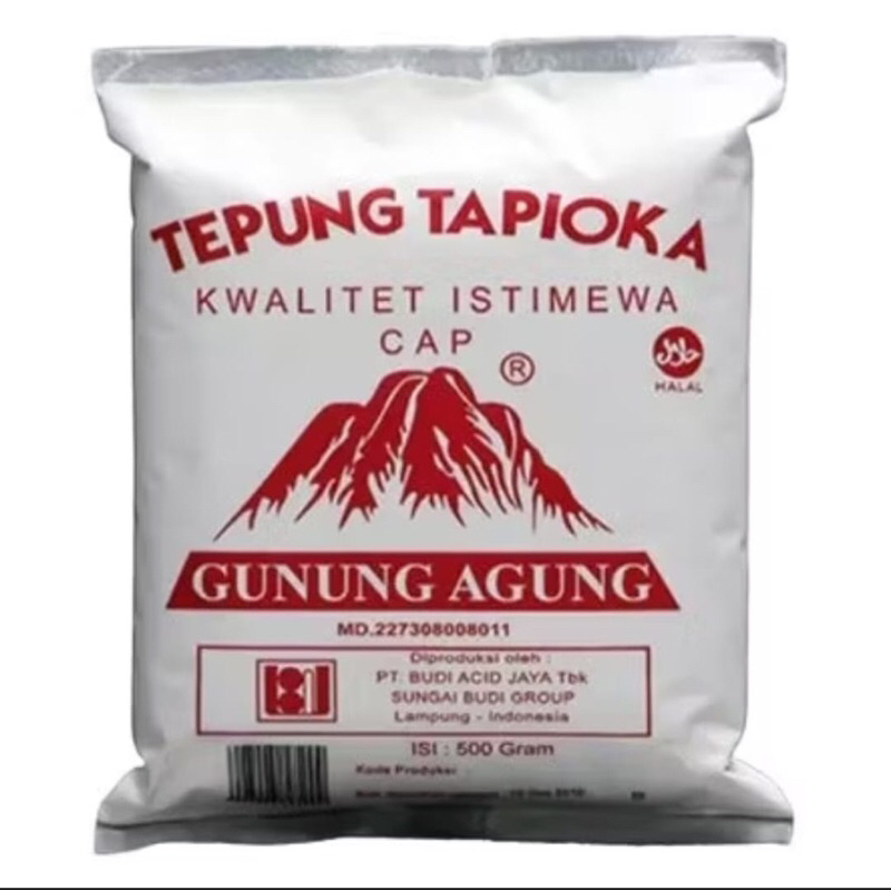 

Tepung Tapioka Cap Gunung Agung 500gr-Tepung Tapioka Murah