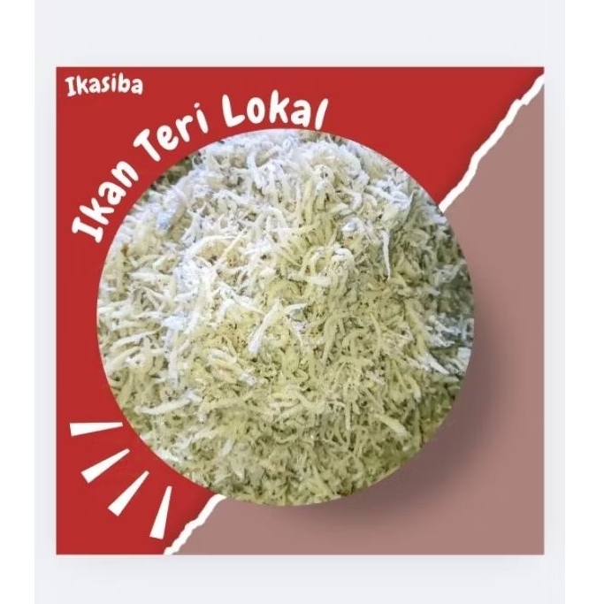 

IKASIBA Ikan Asin Teri Lokal 100gr/250gr/500gr