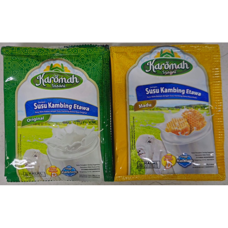 

Susu Kambing karomah Insani renceng