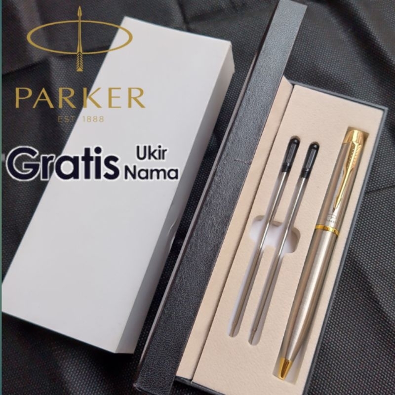 

Pulpen Gifset Box Pen Parker Twist Action 2 Refill Pen Gratis Grafir Nama