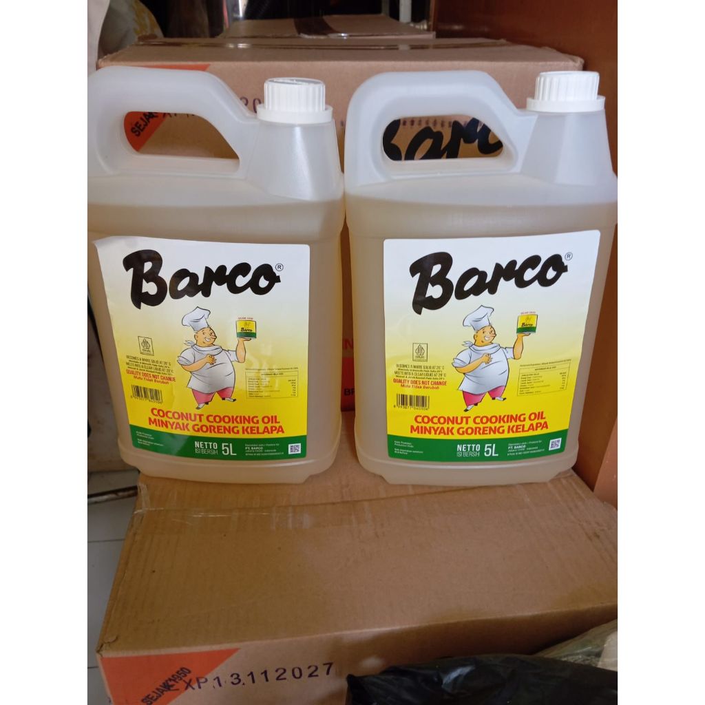 

Minyak Goreng Kelapa Barco 5 Liter-Jerrycan Bisa INSTANT & SAMEDAY