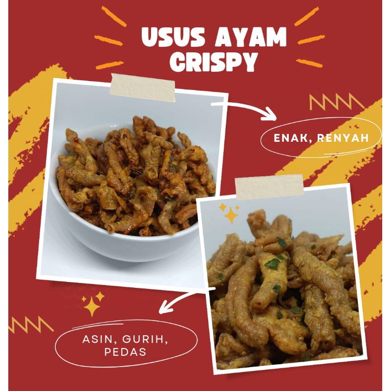 

BELEDAGID Usus ayam crispy kemasan TOPLES 250GR