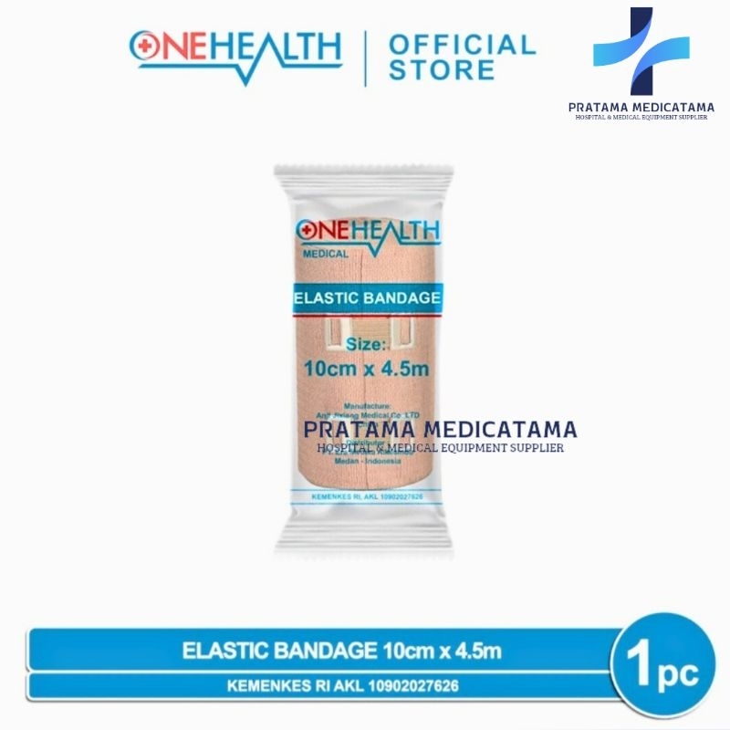 Elastic Bandage Medicrepe Perban Elastis Patah Tulang 10cm x 4.5m Onehealth