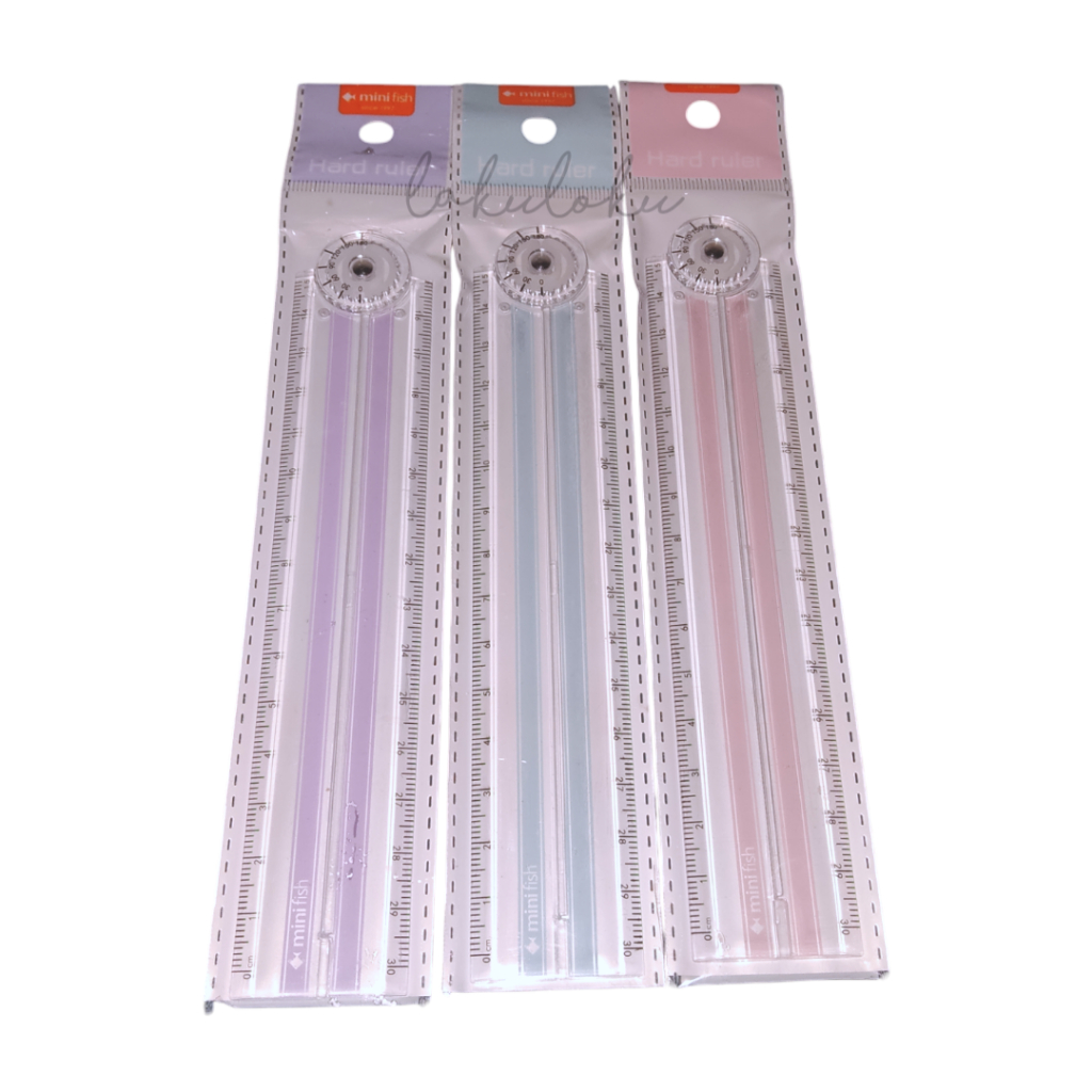 

Penggaris Lipat / Foldable Ruler 30 cm Minifish Dengan Busur Derajat