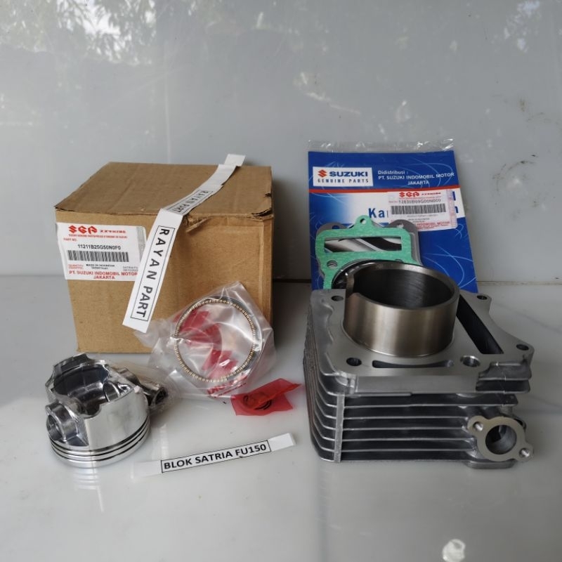 BLOK SEHER SATRIA FU 150 SATRIA FU 150 SATRIA FU 150 BLOK+PISTON+TOP SET