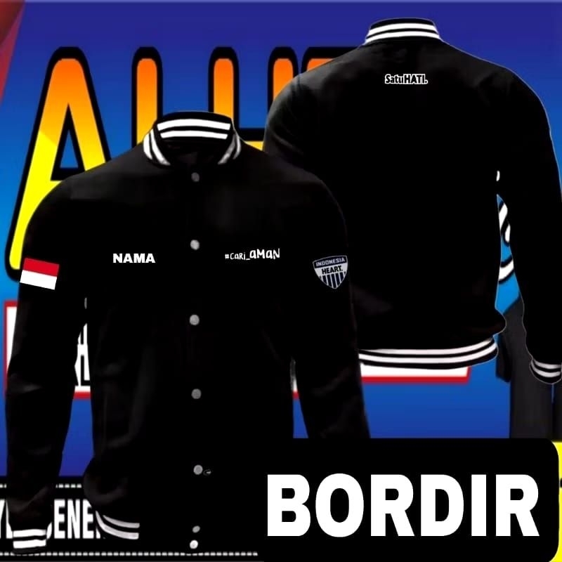 Jaket bordir cari aman jaket cari aman jaket kerja cari aman jaket seragam cari aman jaket satu hati