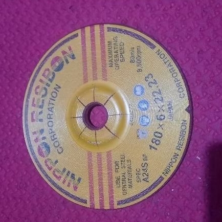 Batu gerinda poles 7 inch nippon resibon 180x6x22.23