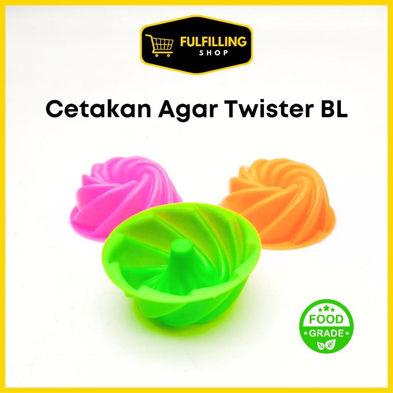 Cetakan Agar Agar Kue Talam Puding Bolu Kukus TWISTER