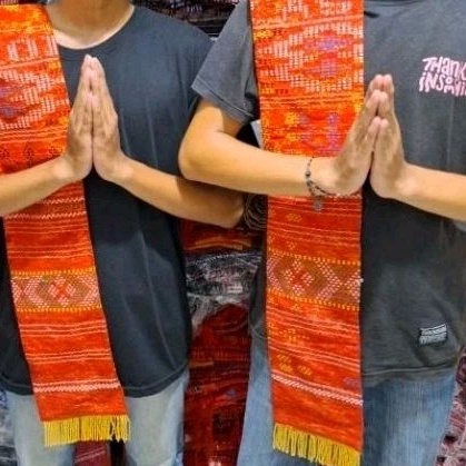 Bonus SELENDANG RUMBAI EMAS  SELENDNAG ULOS SADUM  SELENDANG MENARI  SELENDANG ULOS BATAK