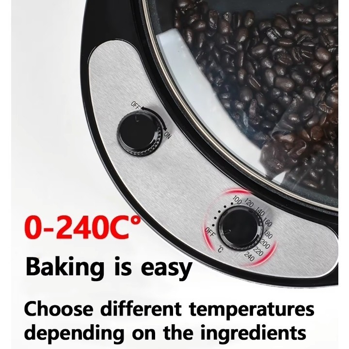 1200 Watt Coffee Roaster Machine / Alat Sangrai Biji kopi Electric Type JMS-209