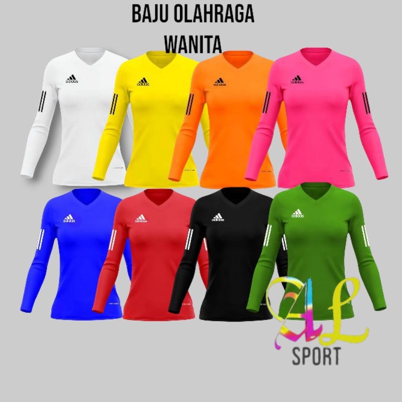 BAJU OLAHRAGA CEWE PREMIUM DEWASA-BAJU SENAM WANITA JERSEY