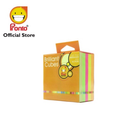 

qg Baru Pronto Sticknotes Briliant Cube 75 x 75 mm F38