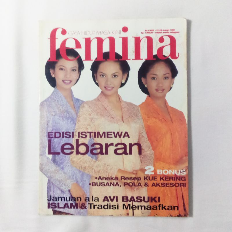 Majalah Femina Edisi Istimewa Lebaran - Januari 1998