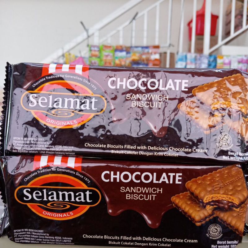 

Selamat Original Chocolate Sandwich Biscuit 102 Gram