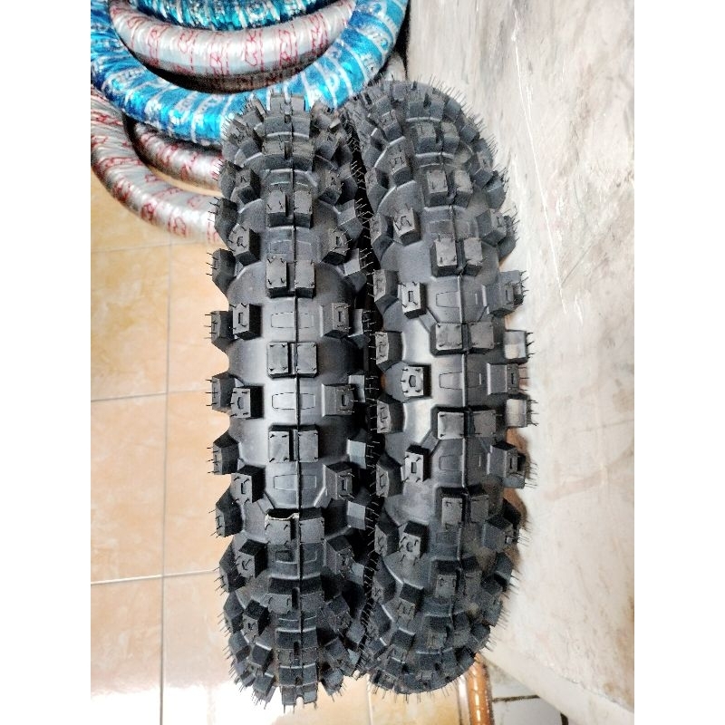 Termurah-1Set[SEPASANG]Ban Motor Cross Cangkul Ring17 250/275/300