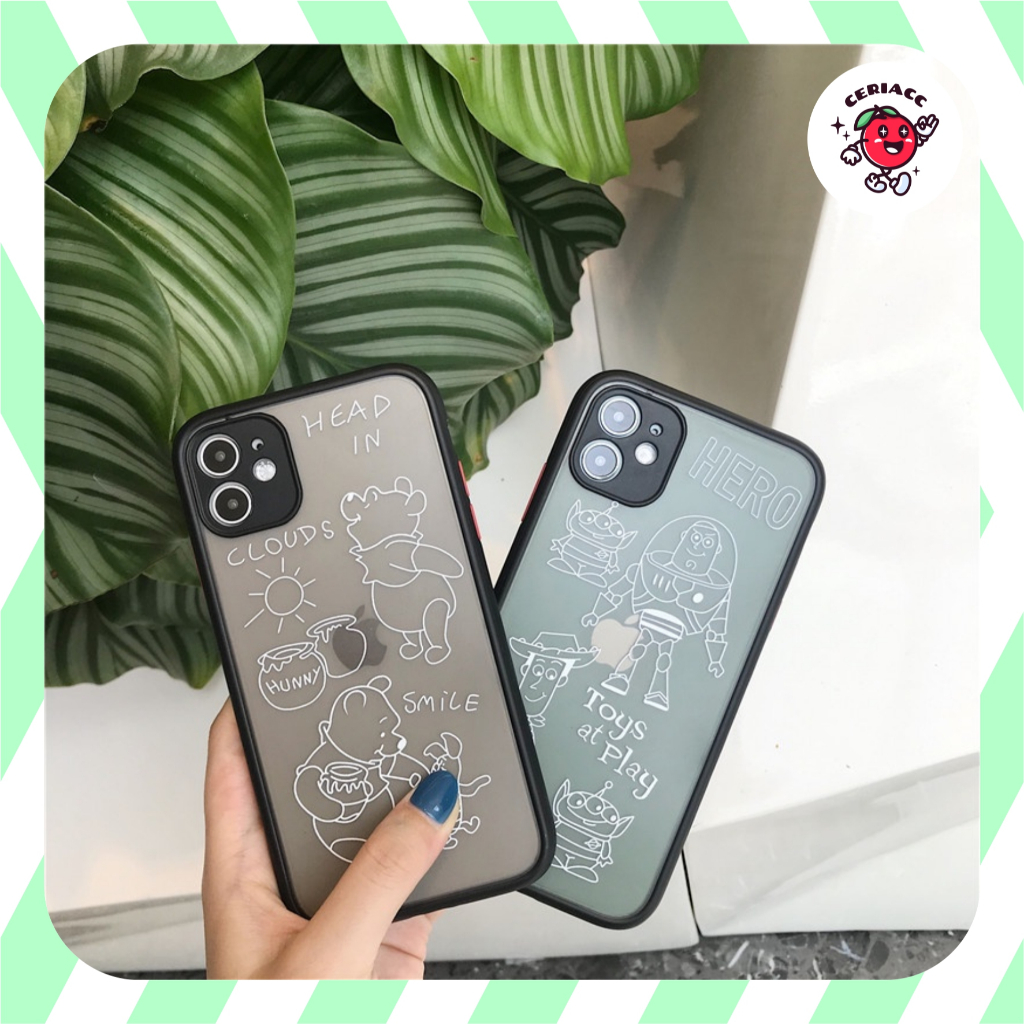PRINTING HYB Motif pooh toy story case redmi 10c note 11 11S PRO t1 y75 5g 10 infinix hot 10s vivo y
