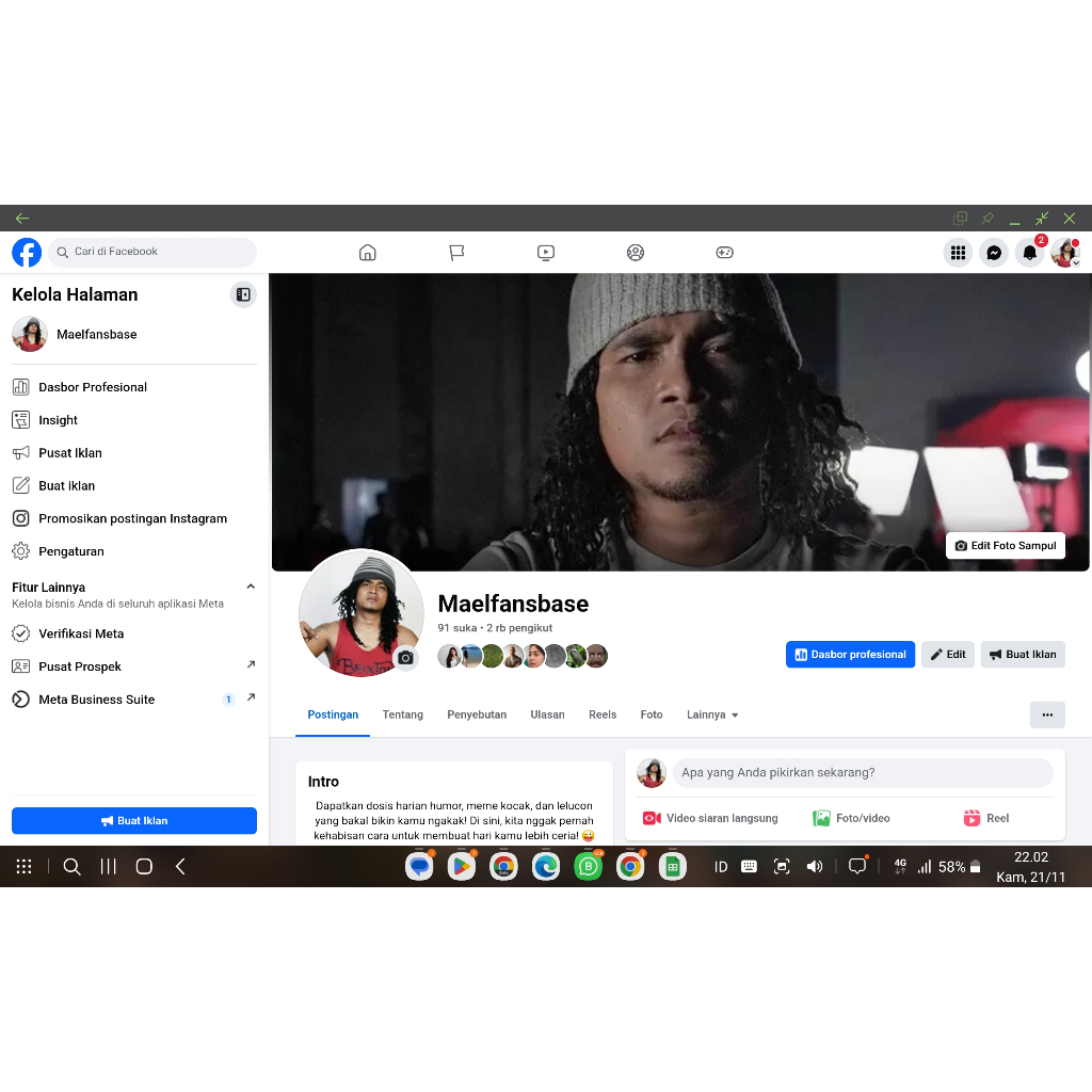 Jual Akunfb & Fanspage Murah,siap gas iklan 