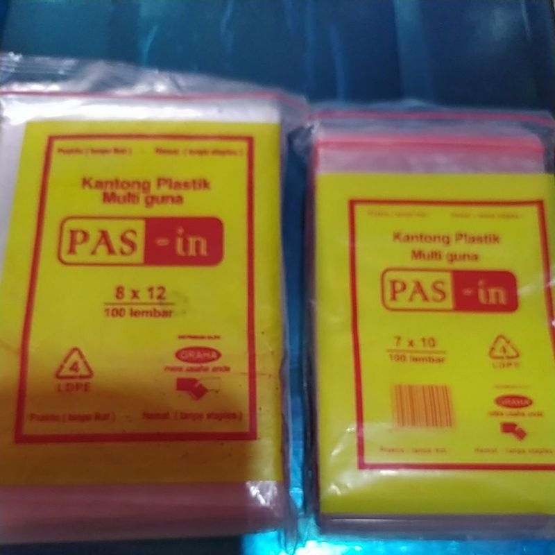 plastik klip 8x12, 7x10