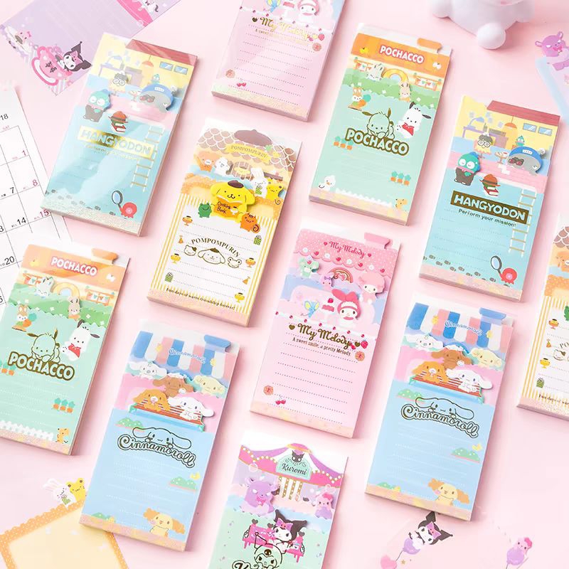 

Memopad Notepad Kertas Memo Notes Motif Sanrio Tebal Premium Lucu Imut