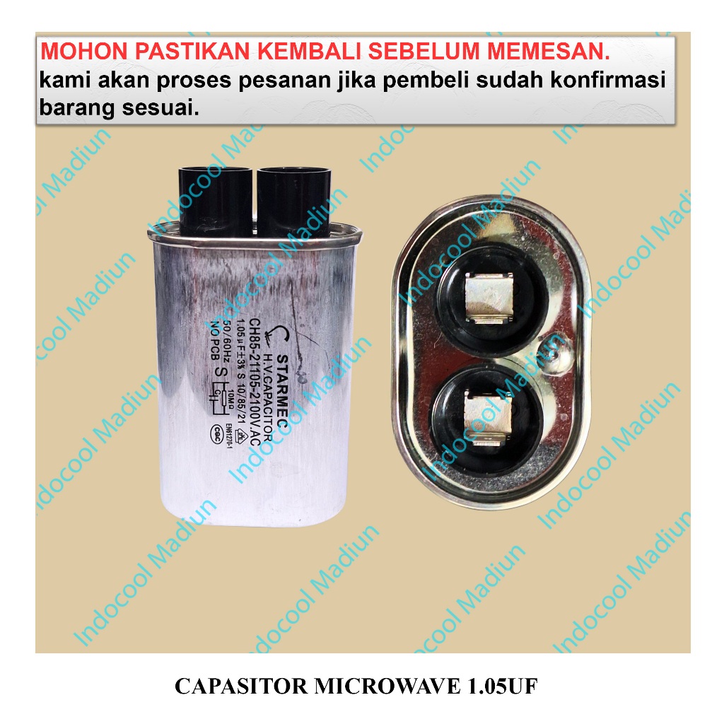 CM105 CAPACITOR / KAPASITOR MICROWAVE / CAPASITOR MICROWAVE 1.05UF