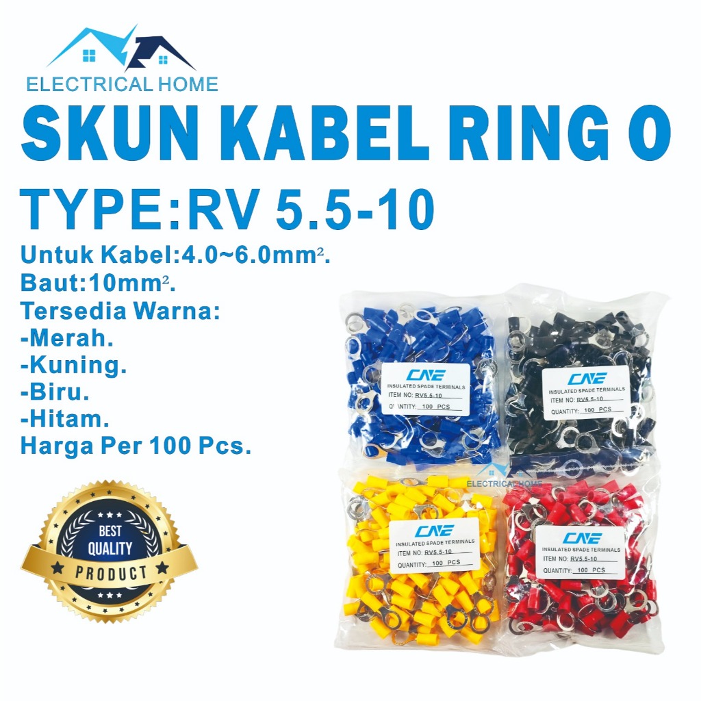 SKUN KABEL RING O WARNA RV5.5-10