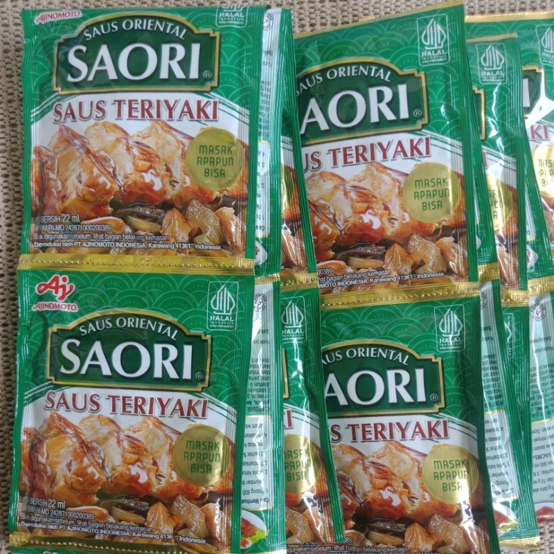 

MURAH AJINOMOTO SAORI SAUS TERIYAKI Sachet 22ml ( 2 Sachet )