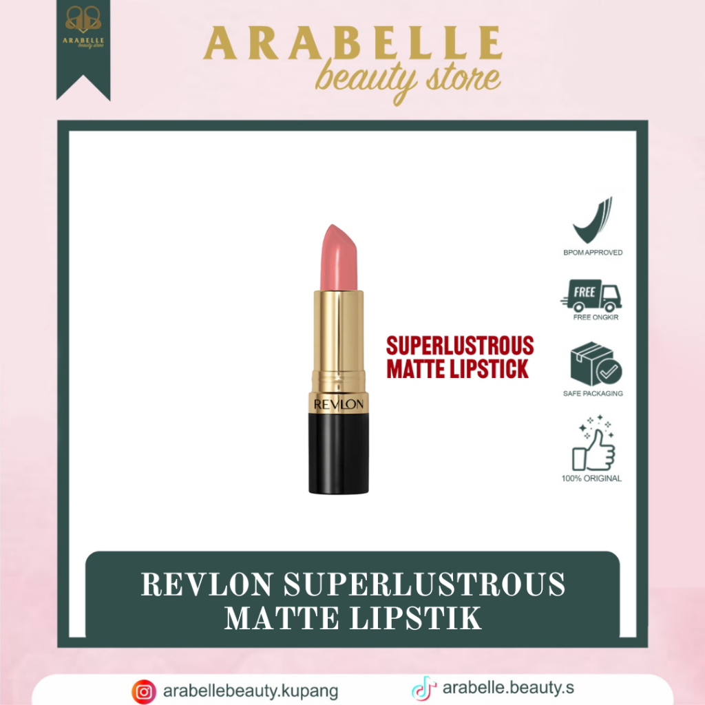 Revlon Superlustrous Matte Lipstik Make up (matte & tahan lama)