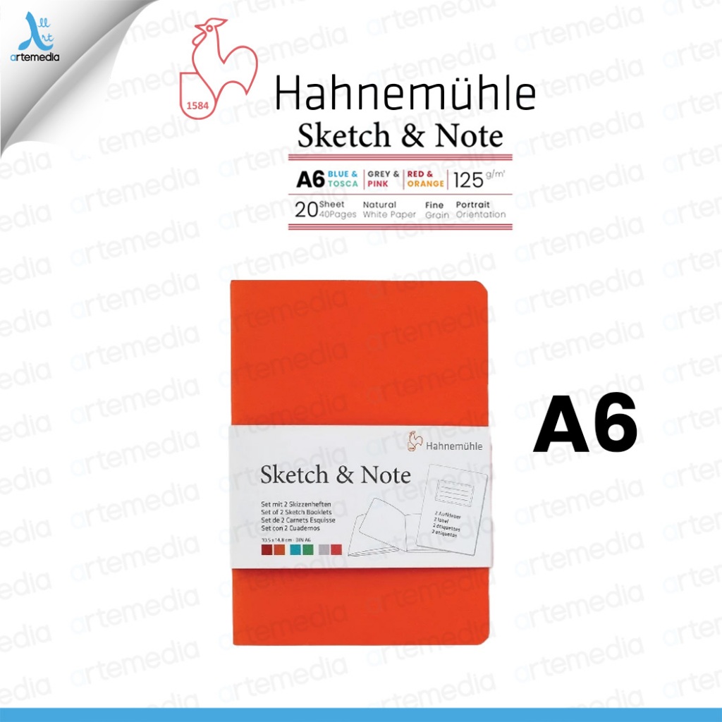 

Hahnemuhle Sketch & Note A6 Stitch Bound Sketchbook