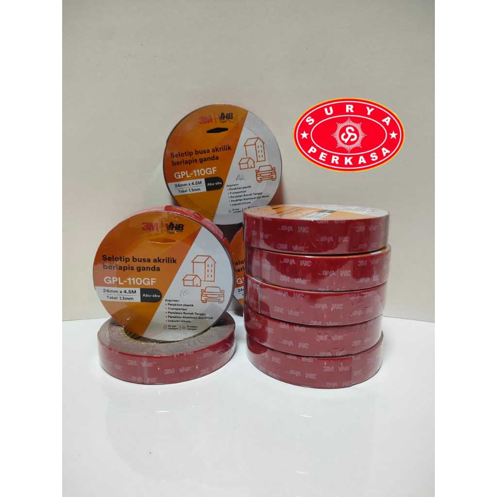 

Surya Perkasa 3M VHB DOUBLE TAPE ORIGINAL SELOTIP