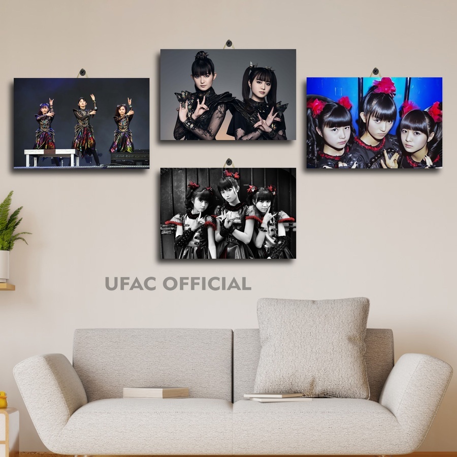 Pajangan Kamar Vokalis Babymetal / Ufac Official/ Poster Kayu Babymetal Band /O14|ITPUN