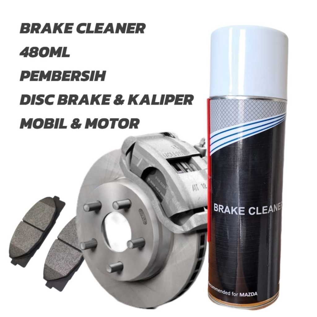 Brake and Parts Cleaner MAZDA 480mL Cairan Pembersih Kampas Rem