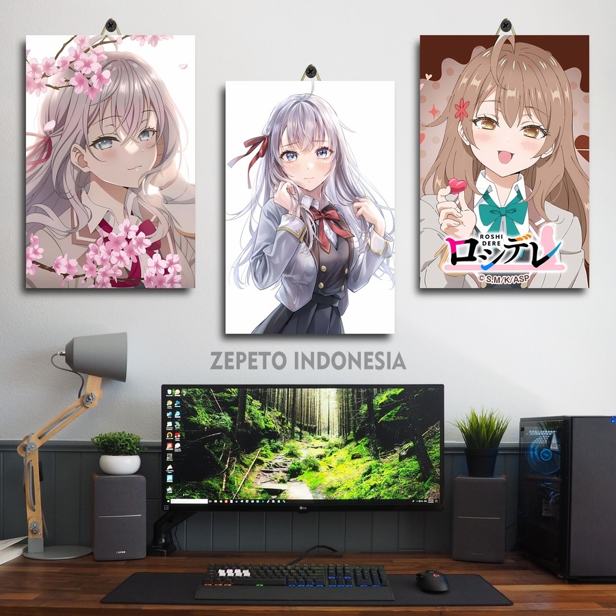 Poster Kamar Gaming Alisa Mikhailovna Kujou Tokidoki Bosotto / Zepeto Indonesia /ZYR|KKNLT