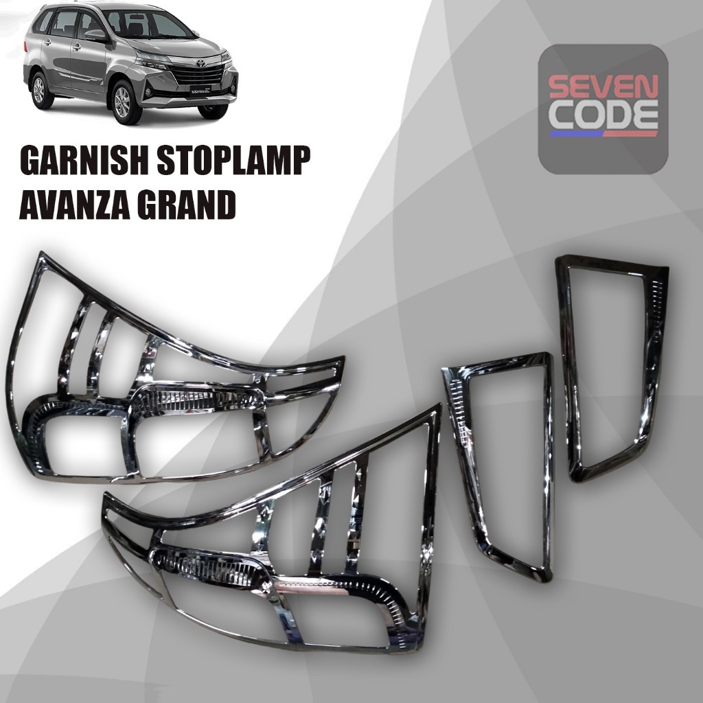 GARNISH STOPLAMP AVANZA GRAND 2015 - 2019 / GARNISH LAMPU BELAKANG AVANZA GRAND