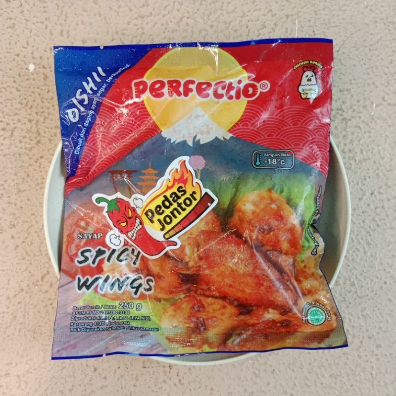 

Amanta Segar Bogor | Perfectio Spicy Wings Pedas Jontor 250gr Sayap ayam Berbumbu Terlaris Murah Amanta