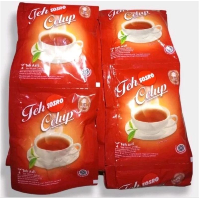 

TEH SOSRO 1 RENCENG (ISI 10 SACHET)