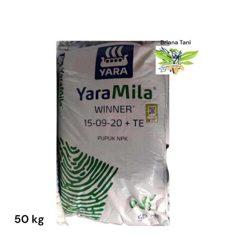 ￼Pupuk NPK Yara Mila Winner 15-09-20+TE 50Kg