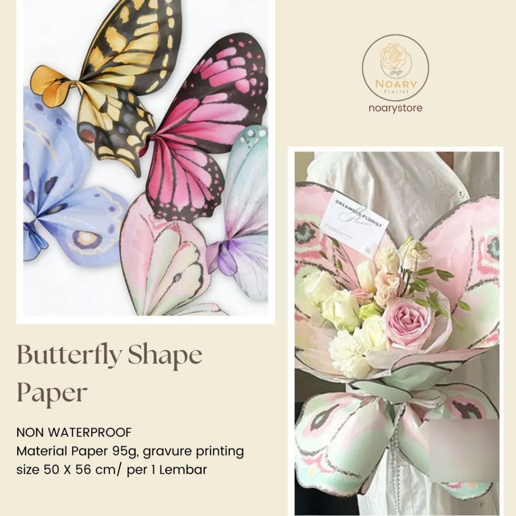 

BUTTERFLY SHAPE PAPER / WRAPPING