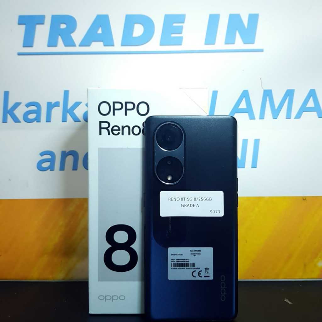 Oppo Reno 8T 5G 8/256Gb Second Bekas Fullset