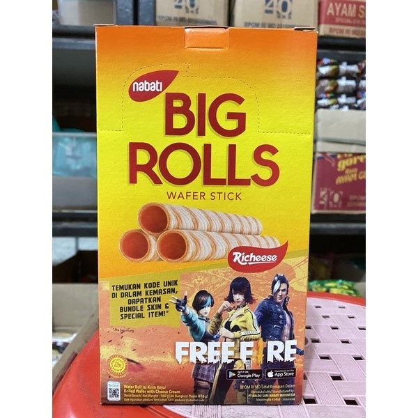 

big roll 1 box isi 20 @14 gram