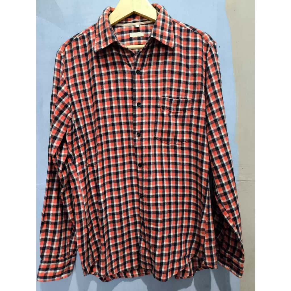 Kemeja/shirt flanel Uniqlo second/preloved