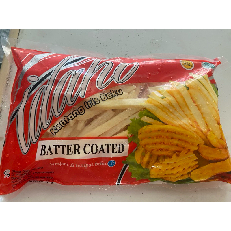 

Idaho Kentang Batter Coated 500gr