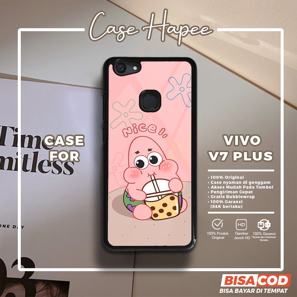 Case Vivo V7 Plus Casing Vivo V7 Plus [SPBB] Casehapee Case Glossy Case Aesthetic Custom Case Premiu