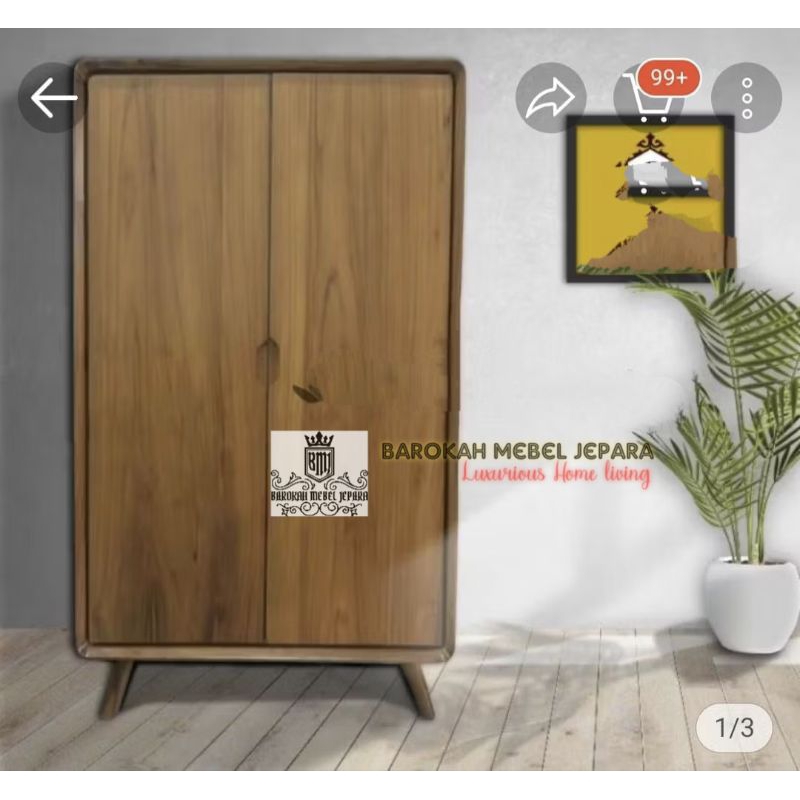 lemari sliding custom pintu 2