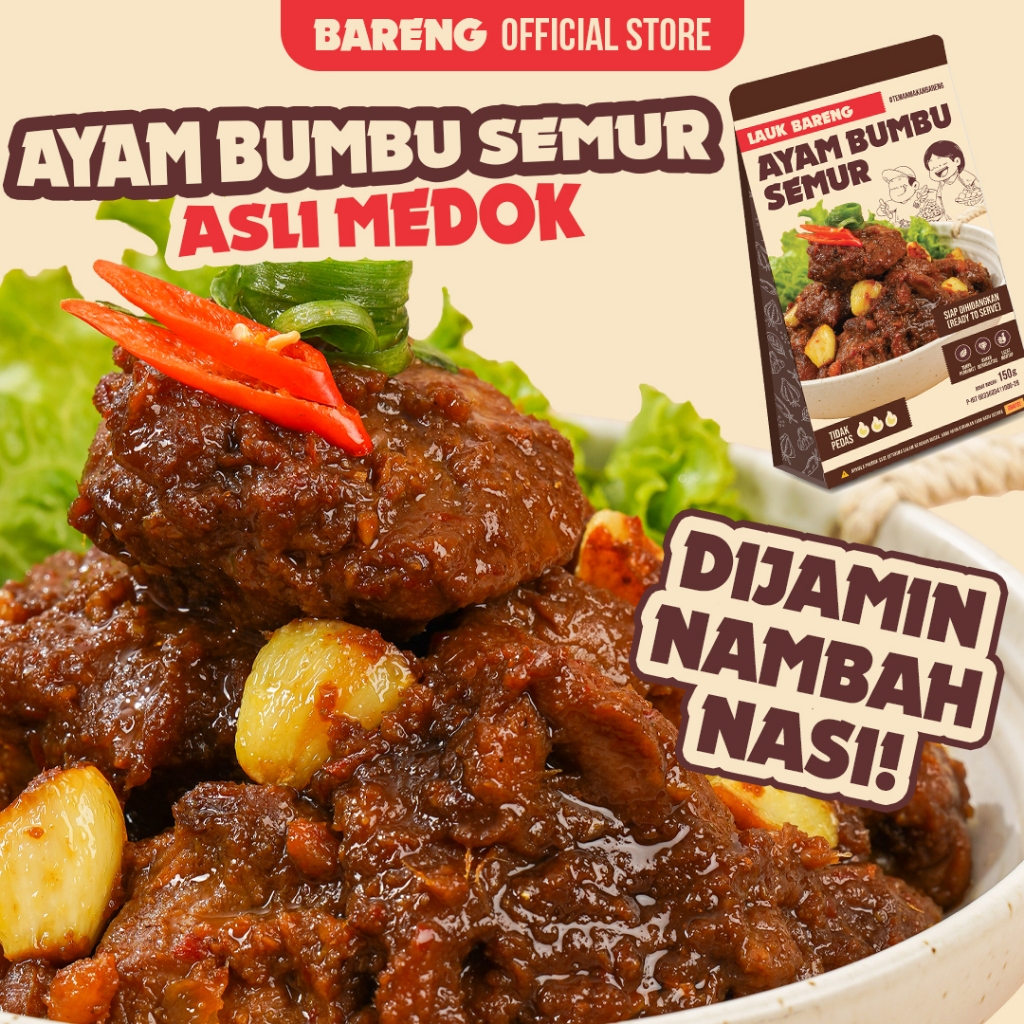 

Lahap Bareng Ayam Bumbu Semur Makanan Instant Ready to Eat, Real Food dan Tanpa Pengawet