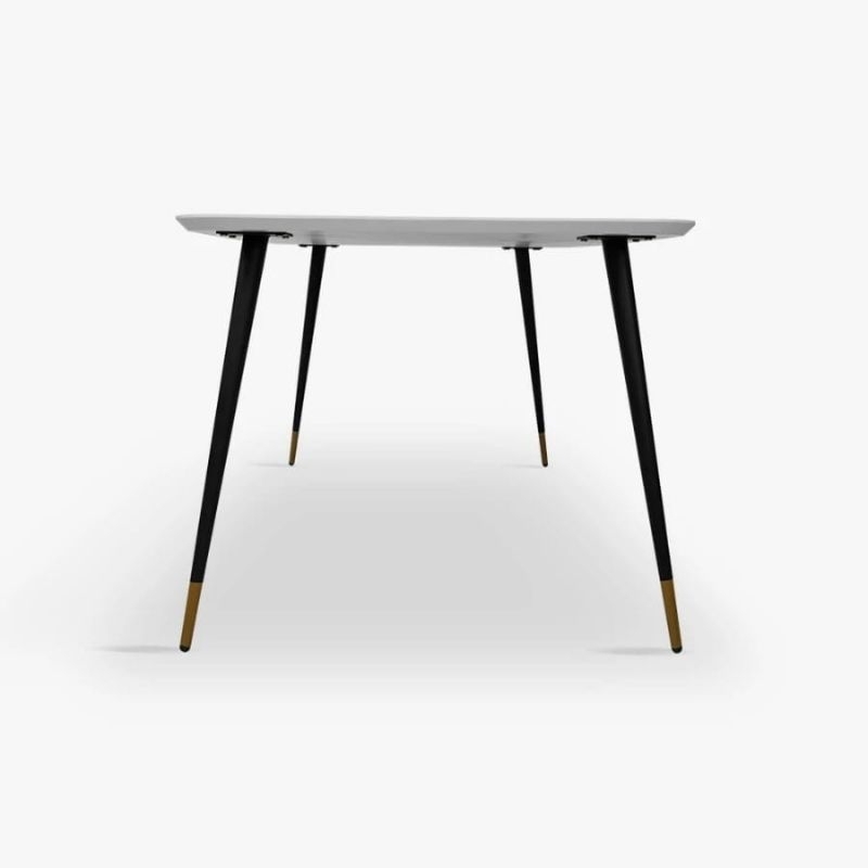 Meja Makan Minimalis/Meja Makan Abu Oval/Meja makan Elegan/Meja Makan 1480