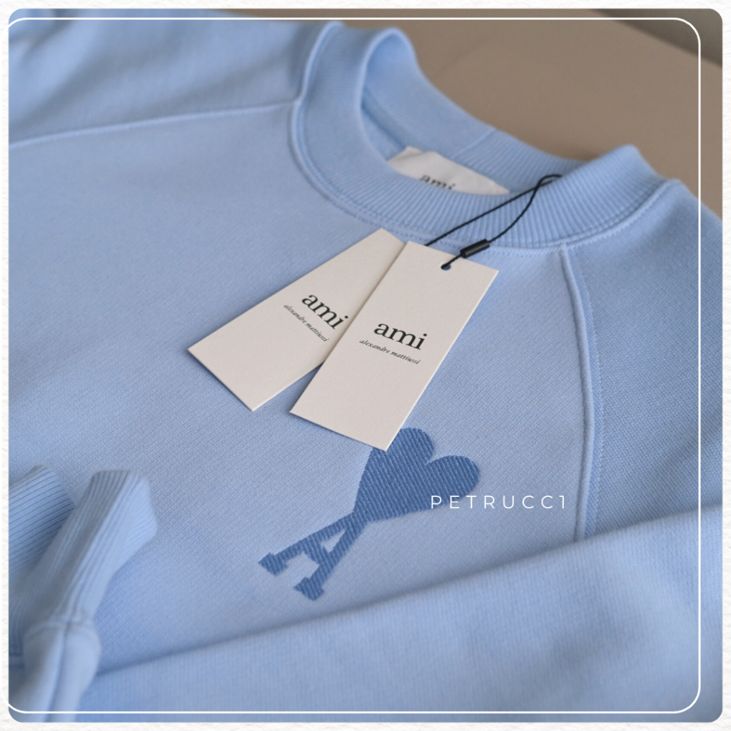 AMI PARIS sweatshirt sweater Oversized outwear unisex ORIGINAL