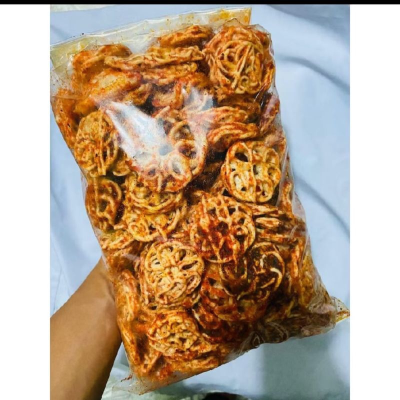 

Kerupuk Rafael Pedas Daun Jeruk 1Kg