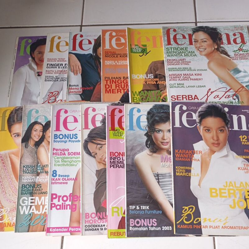 MAJALAH FEMINA TAHUN 2003